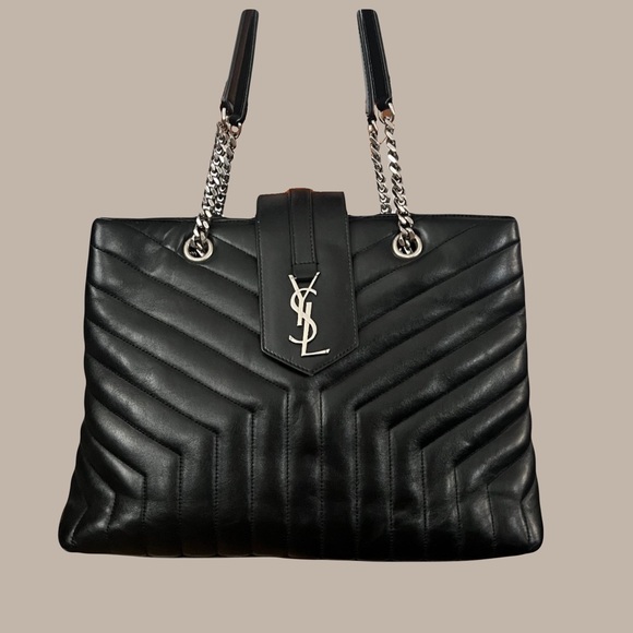 YSL Monogram Matelasse Large Loulou Shopper Bag - Picture 1 of 13